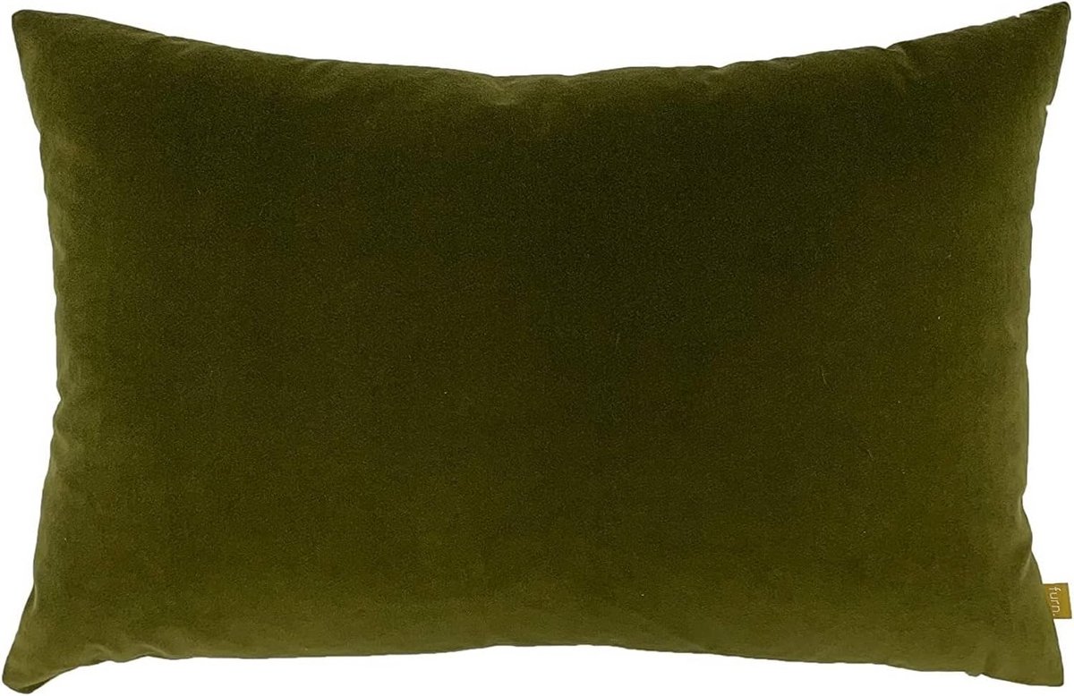Kussensloop - Decoratief Kussen - Woonkamer Inrichting - Fluweel met Linnenlook - 60 x 40