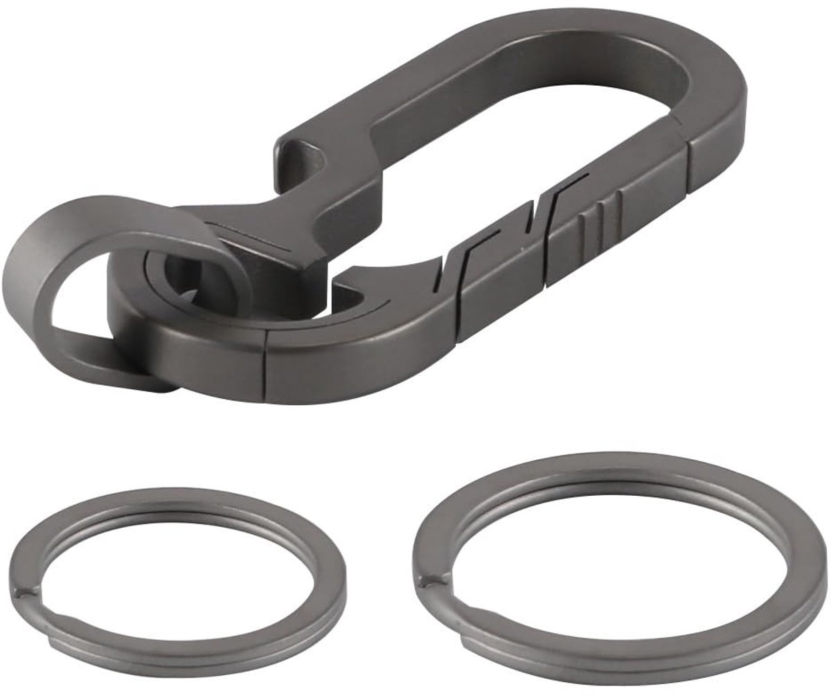 Dailygoods - Multifunctionele Karabijnhaak Sleutelhanger voor Buitenactiviteiten