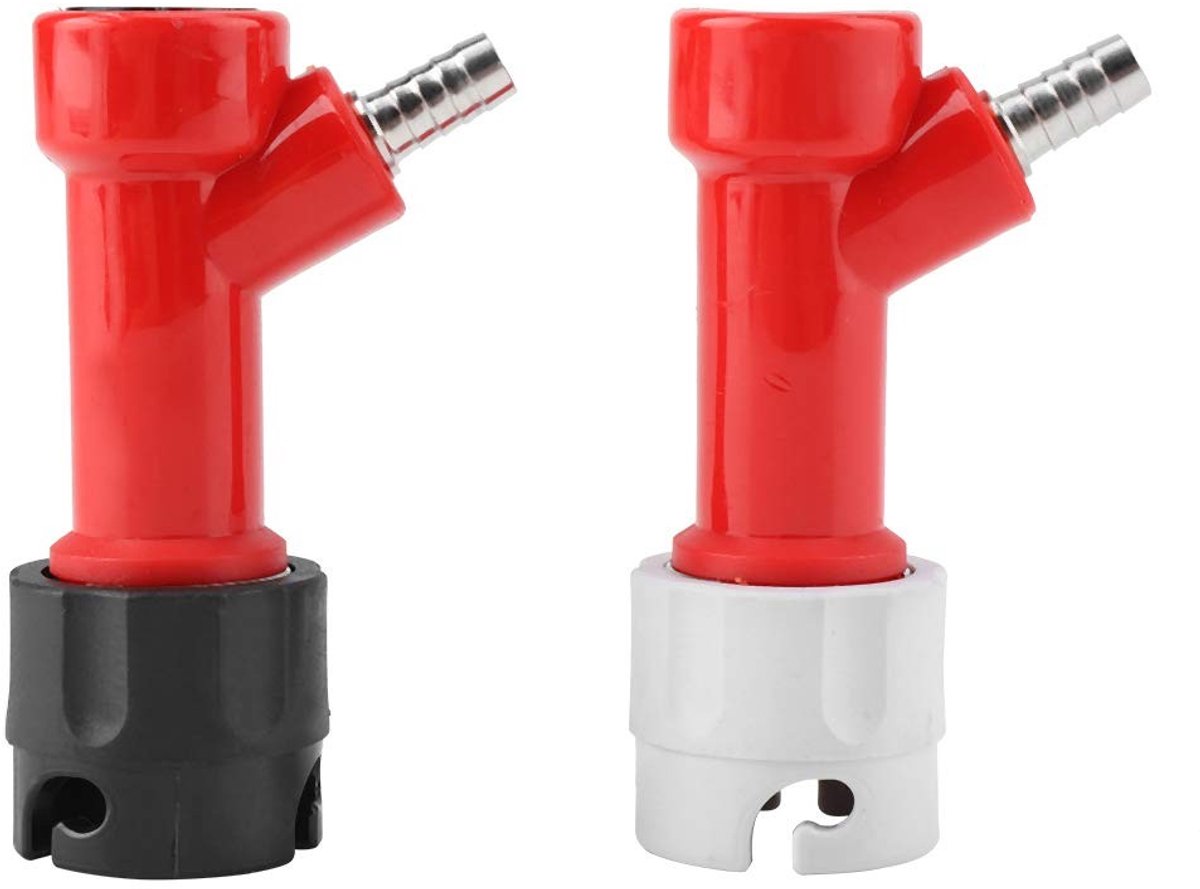 Dailygoods- Koppeling - 2 Stuks - Brouwconnector - Kunststof - 2,8 x 7,9 cm/2,8 x 7,8 cm - Voor Thuisbrouwen - Eenvoudige Bediening