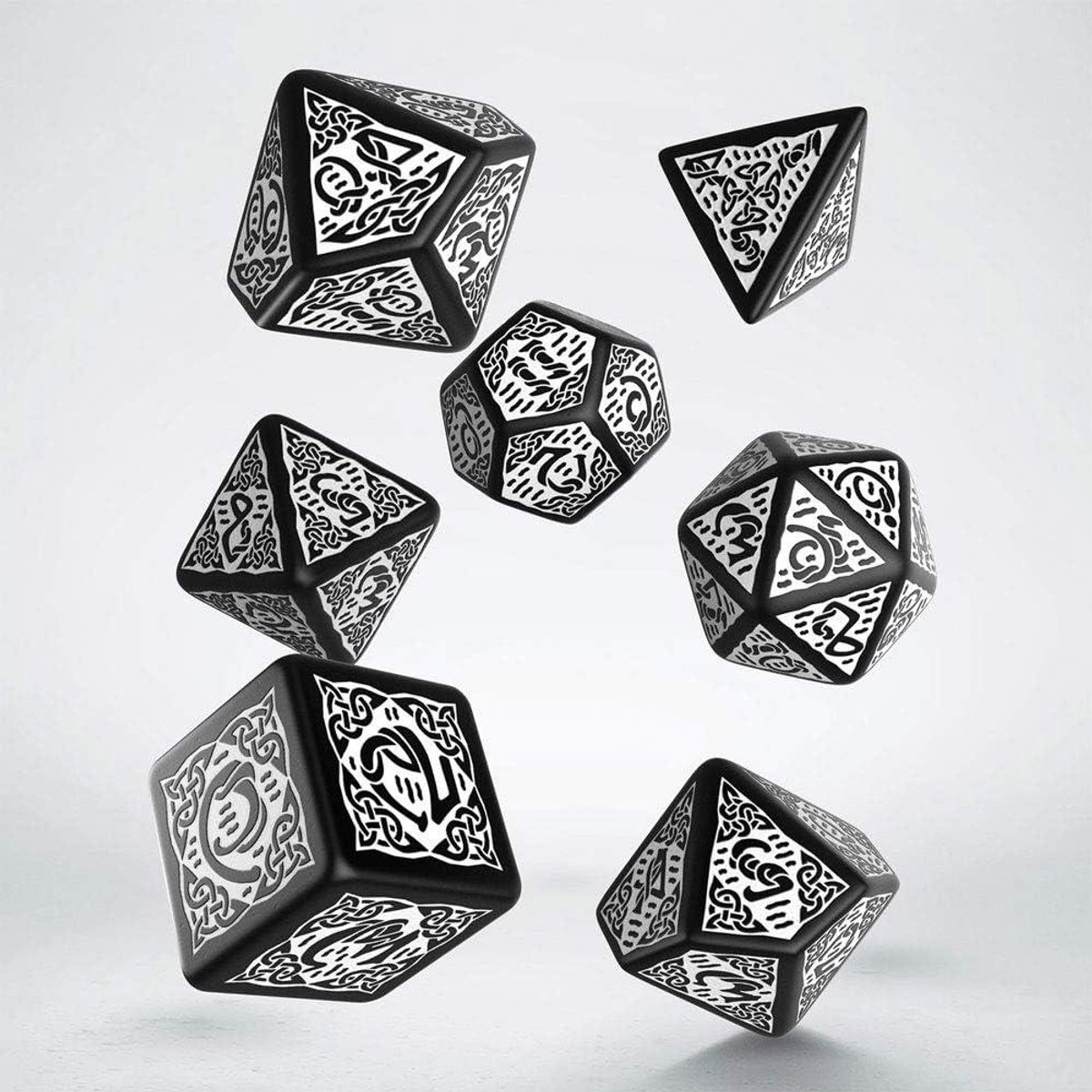 Accessoires - Spelonderdelen - Rollenspel - Dodecaëder vorm - 7 stuks - Genummerd