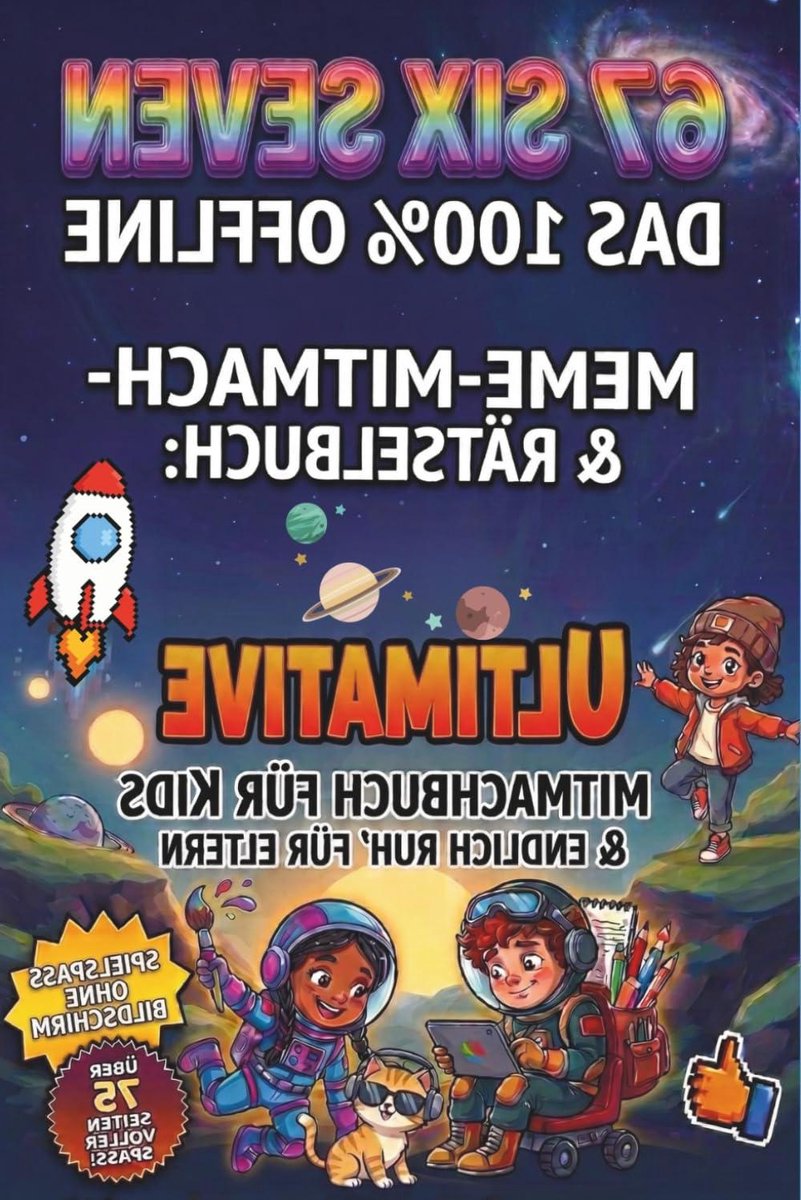 Meme Mitmachbuch - Rätselbuch Kinder - Bildschirmfreie Zeit - 100% Offline - 93 Seiten - Multicolor