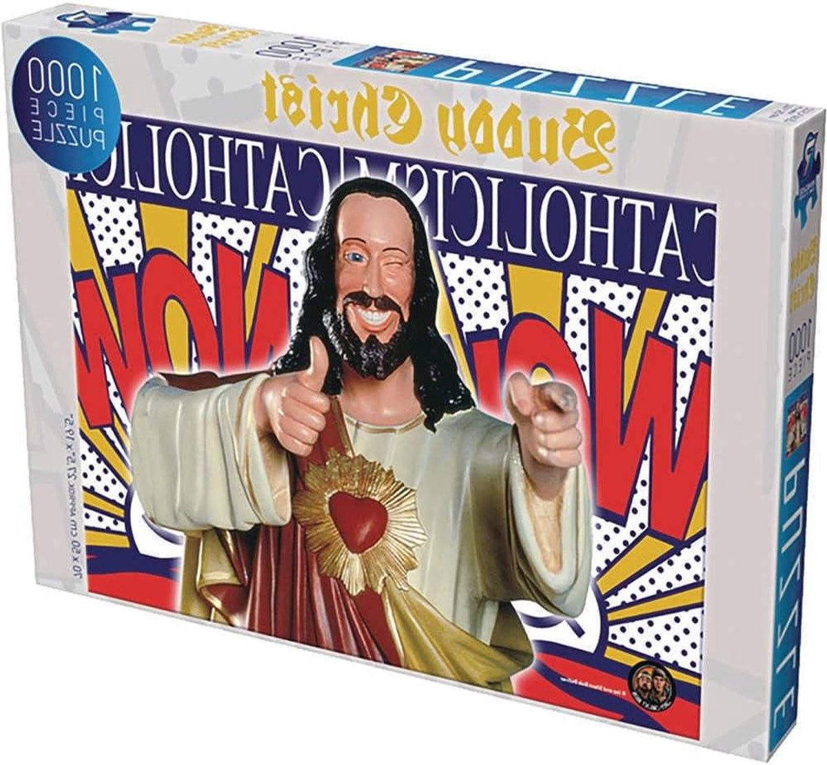 Buddy Christ Puzzel - Legpuzzel 1000 stukjes - Ontspannen Tijdverdrijf - Iconische Filmrepresentatie - 1000 Stukjes - Multicolor