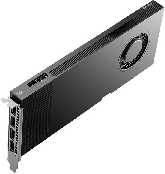 PNY NVIDIA RTX PRO 4000 – 24GB GDDR7 PCIe 5.0, actieve koeling