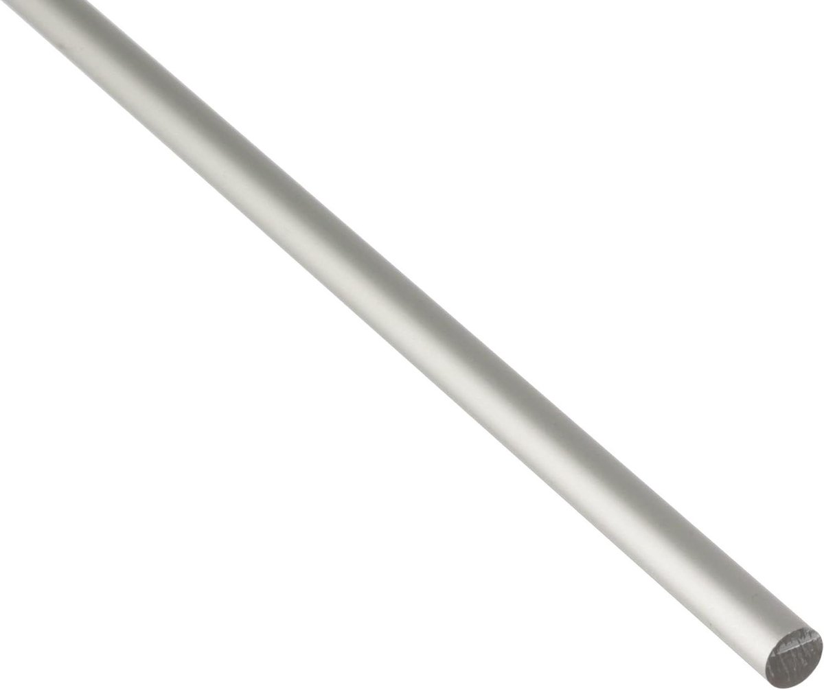 Ronde stang aluminium - Aluminium staaf - Modelbouw en constructie - Geanodiseerd zilverkleurig - 1000 x 6 mm 12 stuks