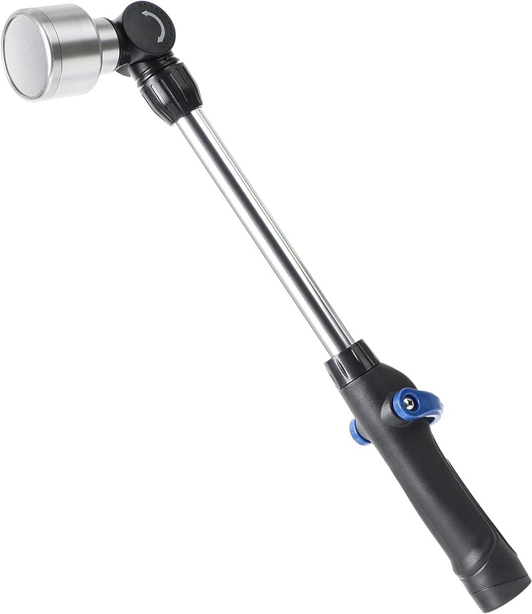 Regengietstok - Tuinslang verlenger - Planten gelijkmatig bewateren - 1008 microgaten - 18 inch - Chroom