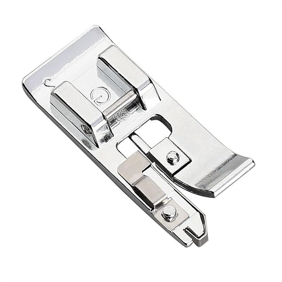 Naaivoet - Overlock voet - Afwerken naden - Serged effect - Lage schacht - Wit