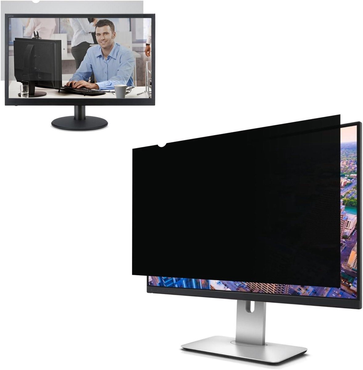 Privacyscherm Monitor - Schermfilter Gegevens - Bescherm Gevoelige Informatie - Micro-louvre Technologie - 238 Inch 16:9 - Mat