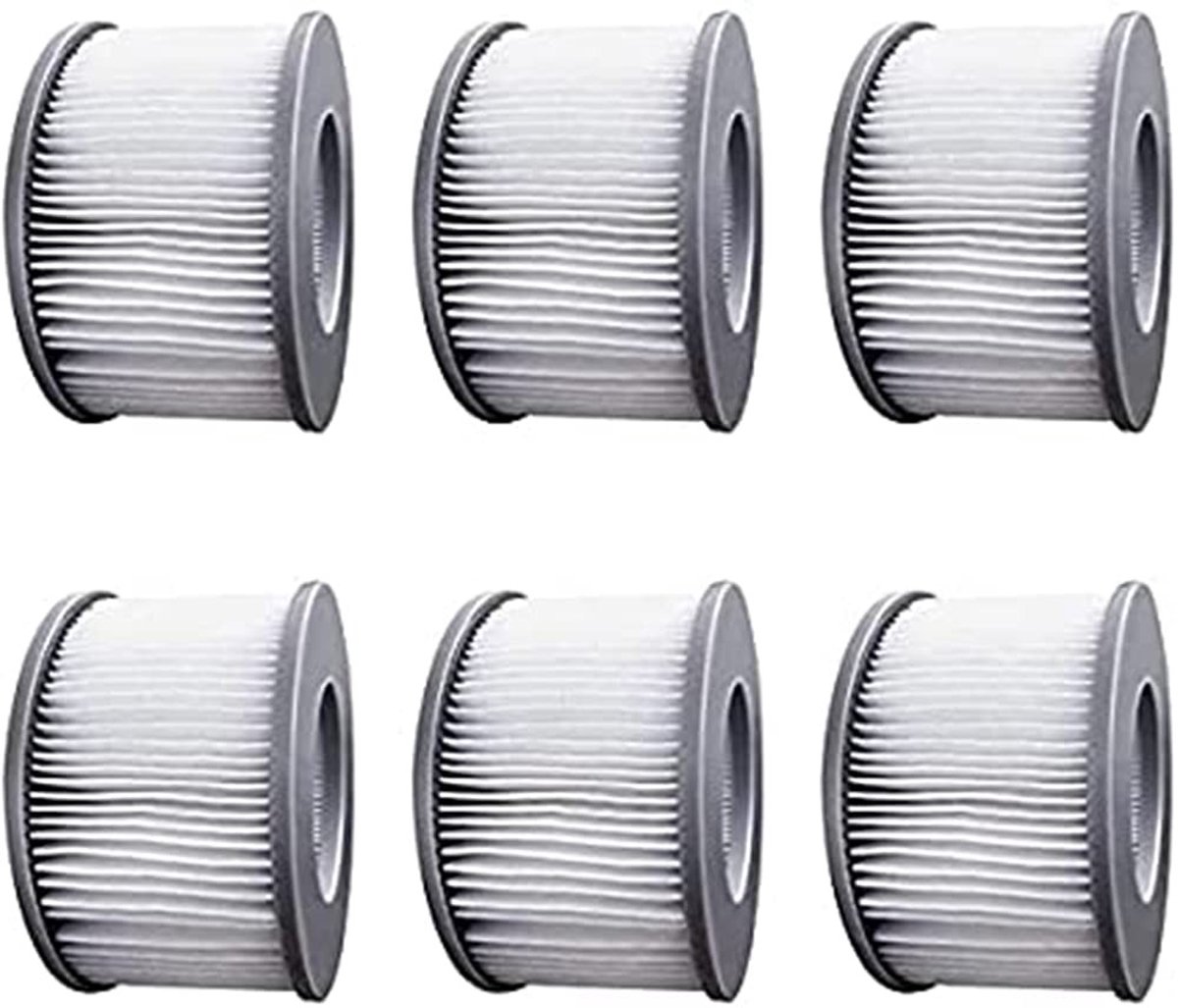 ONF3 - Reservefilters - Whirlpool - 6 stuks - Waterfilter voor spa - Compatibel met diverse modellen - Voor helder en schoon water