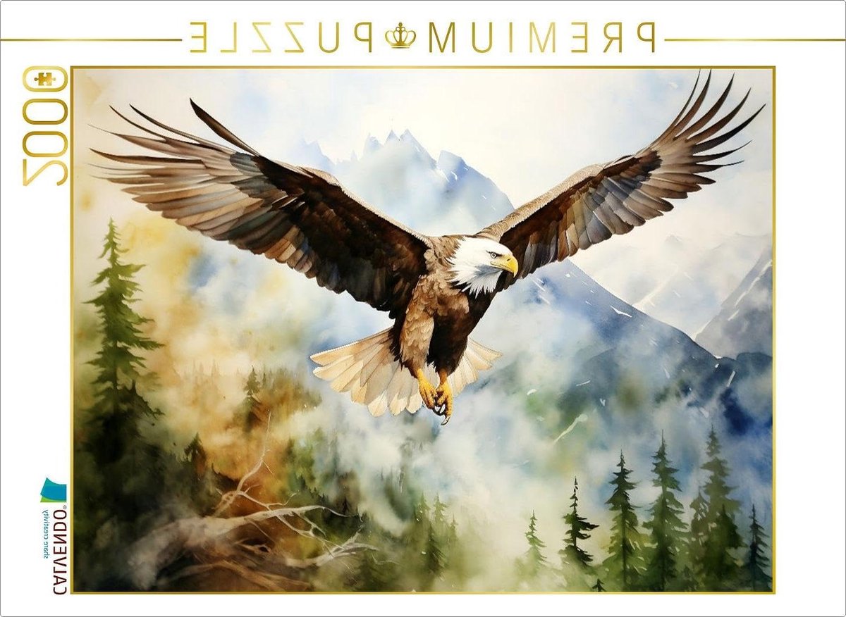 Legpuzzel Bergwereld - Puzzel 2000 stukjes - Ontspannend tijdverdrijf - Premium kwaliteit Europa - 90 x 67 cm - Multicolor