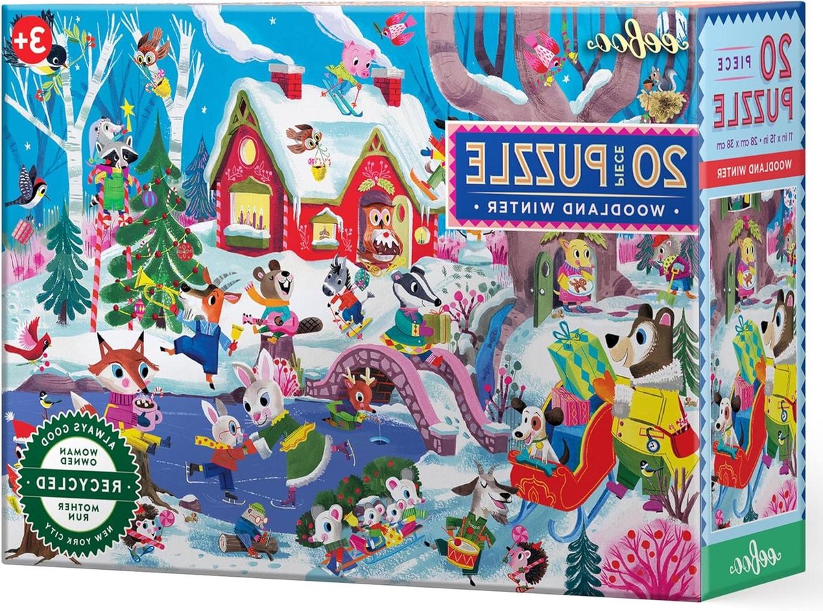 Kinderpuzzel - Legpuzzel Kleuter - Spelenderwijs Leren - Oversized Stukken - 20 Stukken - Multicolor