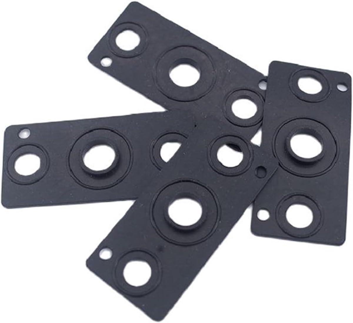Magneetventielbasis - Blindplaat - Industriële Automatisering - Volledige Rubberen Afdichting - Eén Maat - Zwart