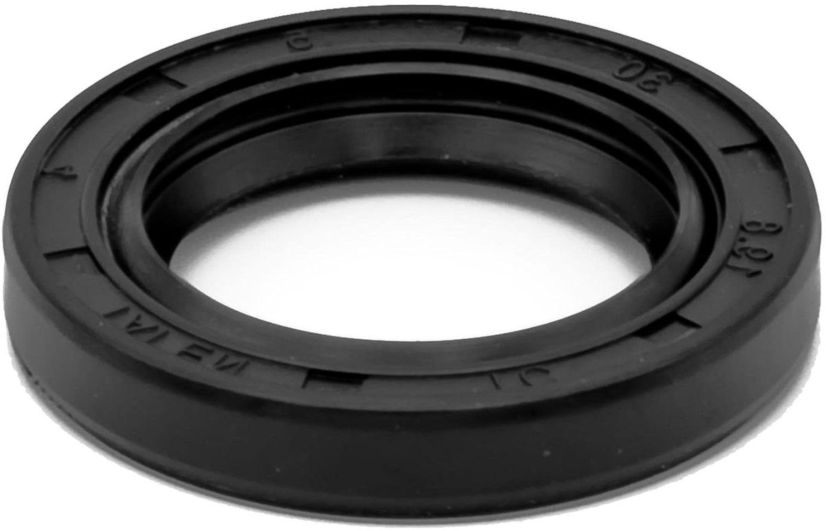 Asafdichtring - Lipafdichting - Betrouwbaar Afdichten - NBR70 Materiaal - 198x30x5 mm - Zwart