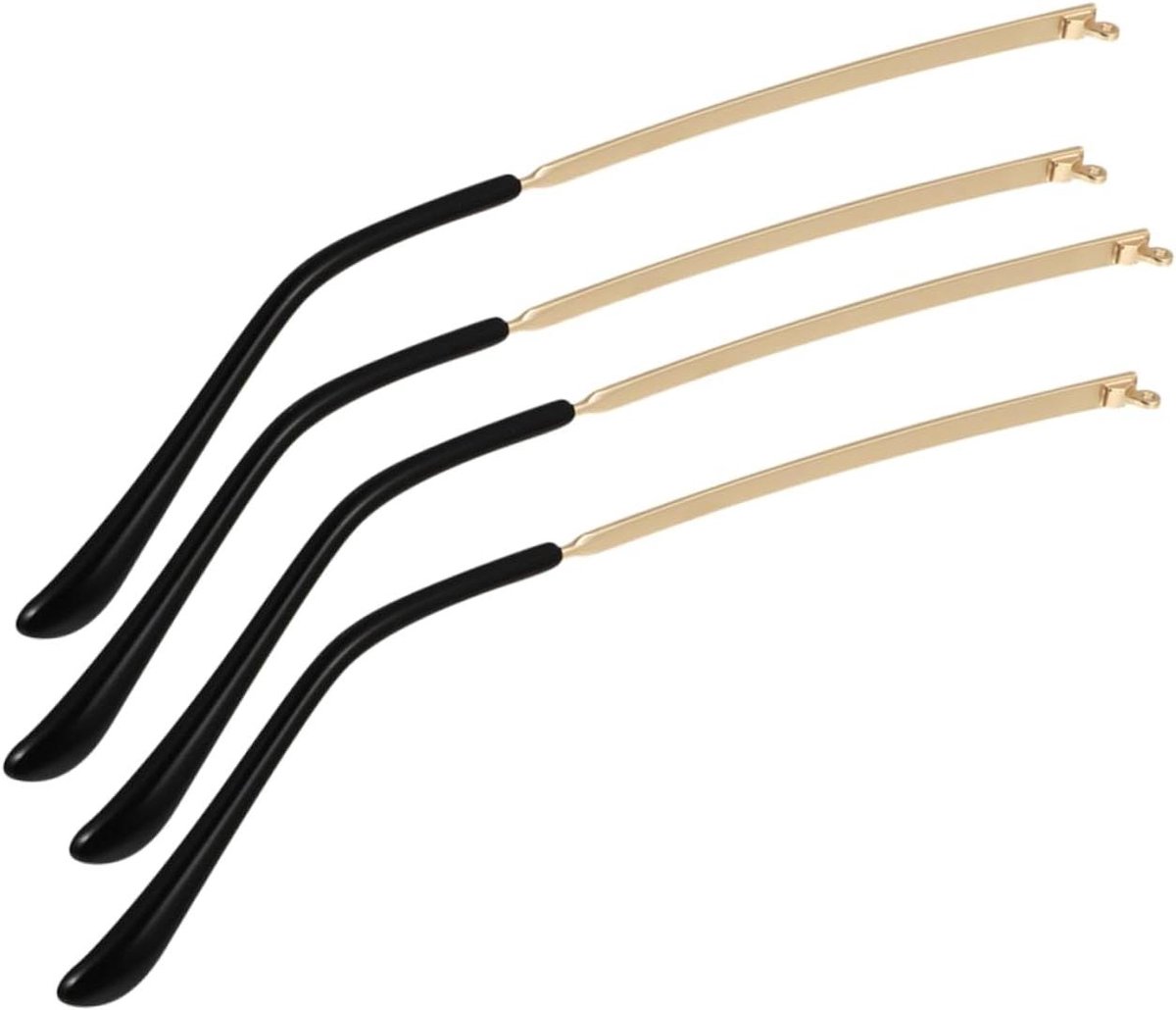 Brilpoten Set - Reserve Onderdelen - Bril Reparatie - Universeel Ontwerp - 14 cm Lengte - Goudkleurig