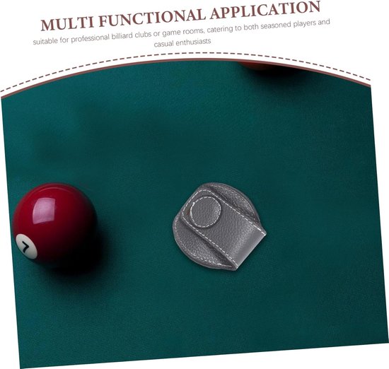 Krijt Houder - Pool Accessoire - Biljart Spelen - Compact Ontwerp - 7.7x7.5x6.3cm - Grijs — afbeelding 5