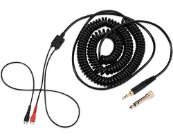Store_8 – Vervangende Hoofdtelefoon Kabel – Spiraal Kabel – 3.5mm en 6.5mm – Compatibel met HD25/560/540/480/430 – Audiokwaliteit – Geschikt voor DJ’s