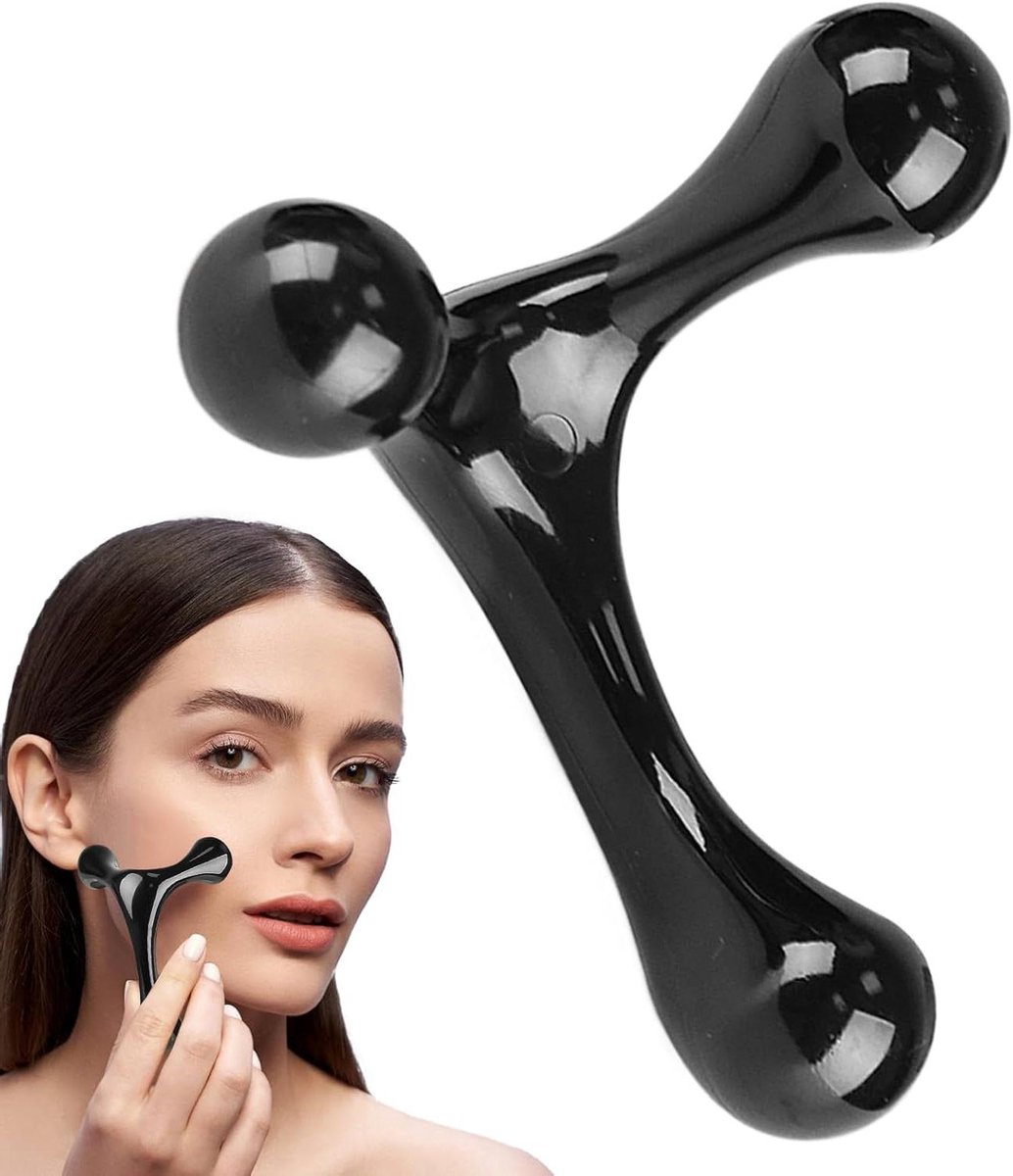 Triggerpoint Massageapparaat - Spierontspannings Tool - Verlicht Spierpijn - Ergonomisch Ontwerp - 108 cm - Zwart