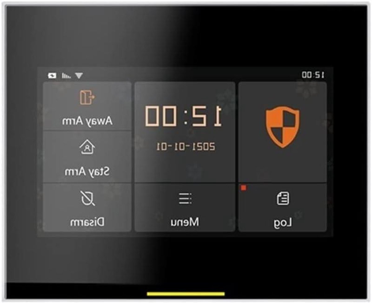 Draadloos Alarmsysteem - Home Security - Huis Beveiligen - Ultradunne Behuizing - 43 Inch Touchscreen - Wit