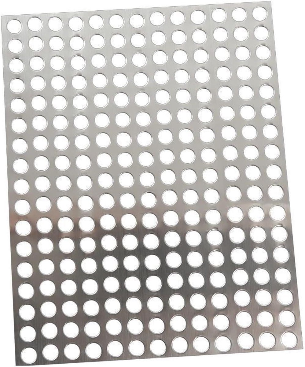 Geperforeerde Plaat - Roestvrij Gaas - Decoratief Gebruik - Roestbestendig Staal - 57 cm Breed - Zilver
