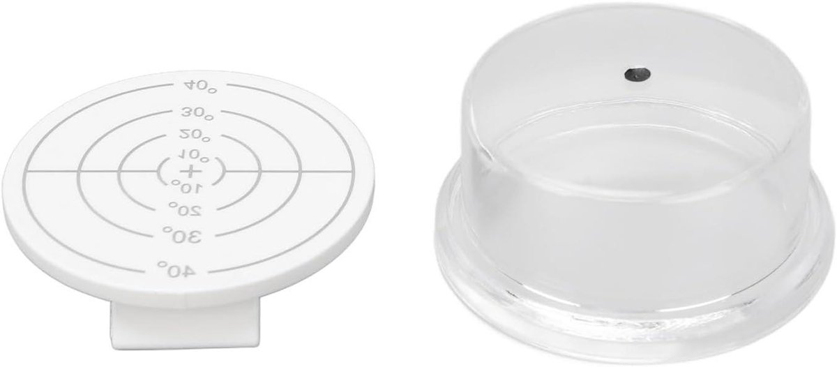 Hoekgeleider Zonnepanelen - Zonnehoekmeter Zonne-adapter - Energieproductie Optimaliseren - Eenvoudige Schaduwmeting - 5 x 5 x 3 cm - Zwart