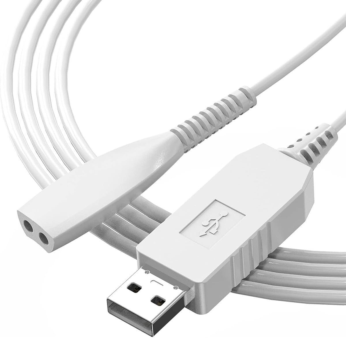 Allecto - USB Oplaadkabel - Efficiënte Vervanging - Voor Braun Silk-epil 9, 7, 5 - Snelle Oplading - Duurzaam en Betrouwbaar - Geschikt voor Onthar...