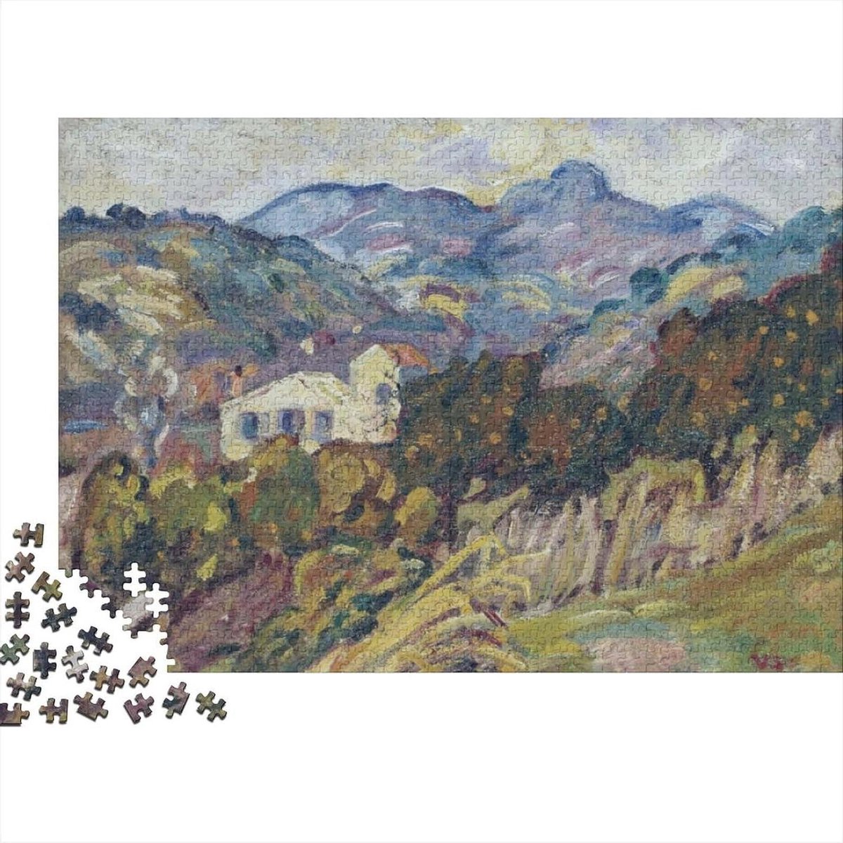 Legpuzzel - Kunstpuzzel - Ontspannen Spelen - Met Bonusposter - 1000 Stukjes - Olieverf Stijl
