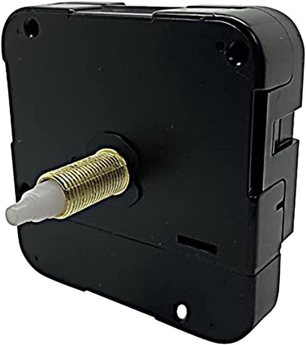 Kwartsuurwerk Mechanisme - Maanfase Motor - Wandklok Reparatie - Stil Niet-tikkend - Schacht 22.5mm - Zwart