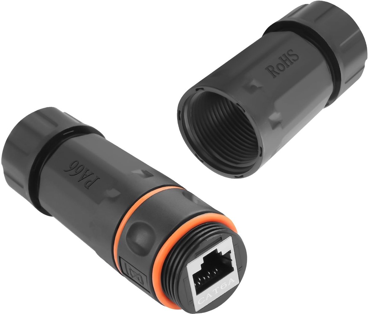 QIANRENON Cat6a RJ45 Waterdichte Connector - Outdoor Ethernet Extender IP68