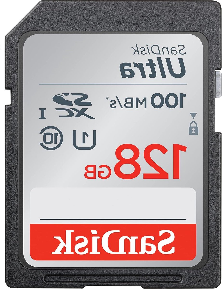Geheugenkaart - SDXC Opslag - Foto Video - Snelle Overdracht - 128 GB