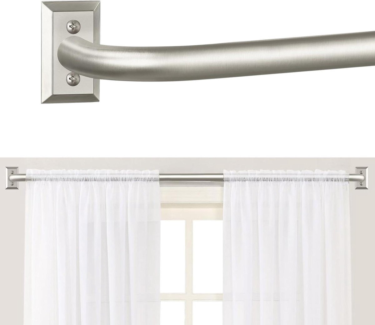 Gordijnroede Wikkel Rond - Verduisterende Stang - Raambekleding Isoleren - Wrap Around Ont