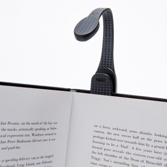 Flexilight Xtra Blue Geometric (Booklight) [With Battery] van Flex — afbeelding 2
