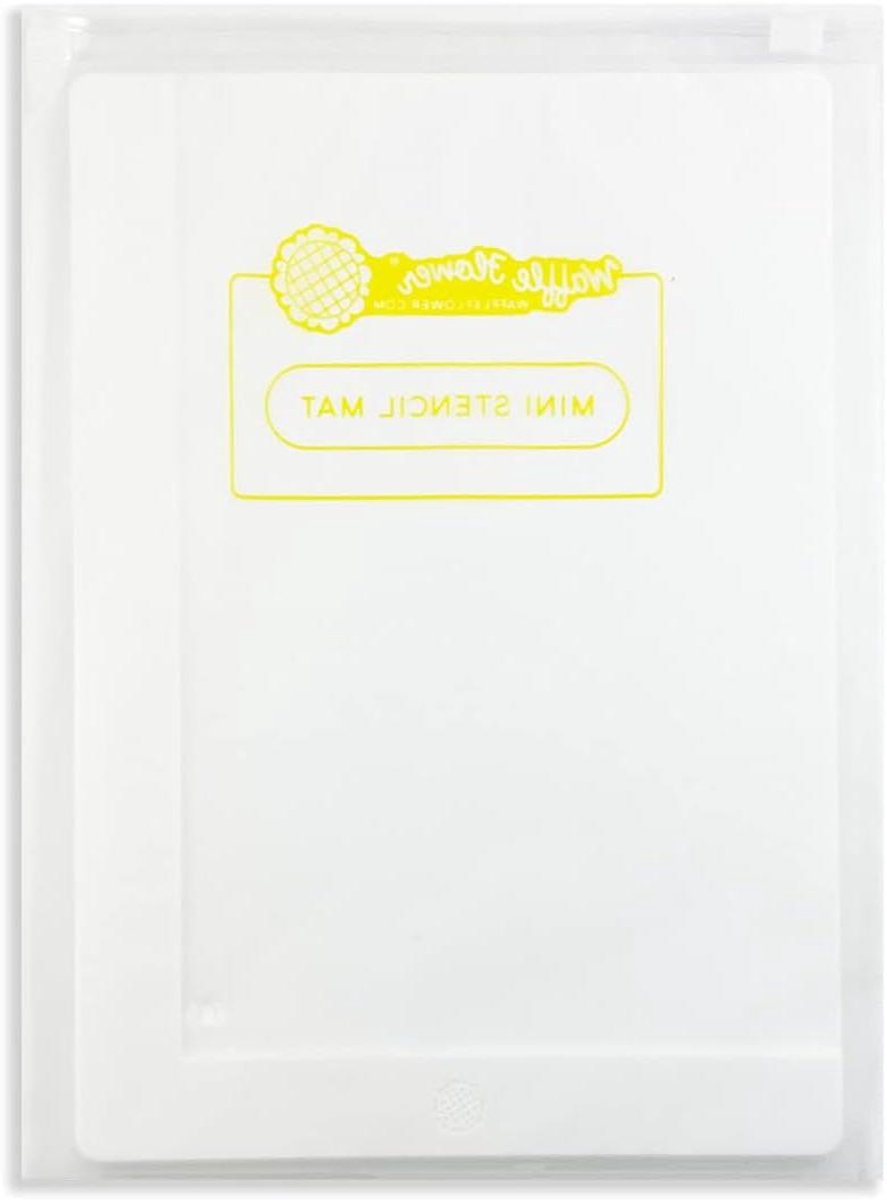 Mini Stencil Mat - Craft Mat - Inkt Mengen - Waterdicht Antislip - 6 x 9 Inch - Wit