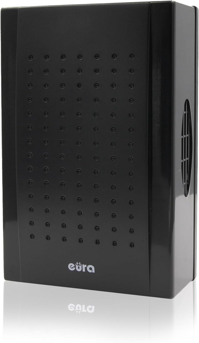 Zwarte elektrische deurgong 230V 50Hz 70dB