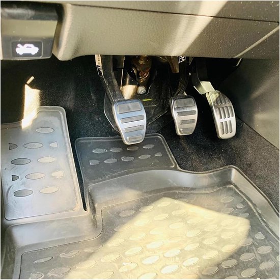 Autopedalen Covers - Rem Gas Kit - Veiliger Rijden - Antislip Rubber - 3 Stuks Set - Zwart — afbeelding 3