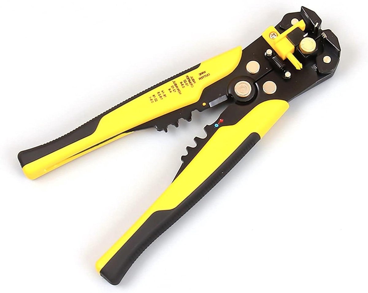 Multifunctionele Tang - Draadstripper Krimper - Kabelbewerking - Automatische Stripgereedschap - 0-6 mm - Geel
