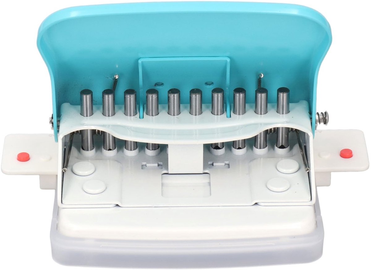 NTH products- Bindmachine Draagbaar - Handmatige Papierbindmachine - Perforator voor A4/B5/A5/A7/B4 - Capaciteit 10 Vellen - 10-Gaats - Custom Punching - Spiraalbinder