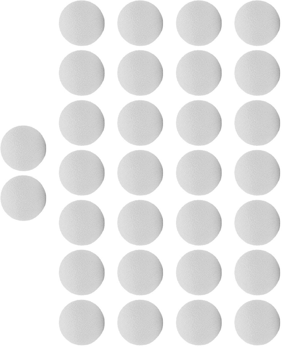 MTTproducts- Schuimgolfballen 30 Stuks - Zachte Schuimoefengolfballen - Voor Heren/Dames - Binnen/Buitentraining - 21,5 Mm - EVA Materiaal - Golfballen