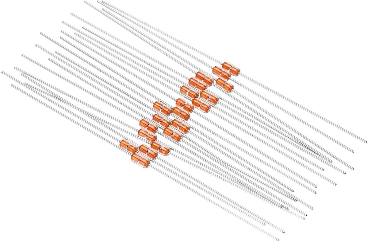 NTC Thermistoren Weerstanden - Temperatuursensoren Weerstanden - Temperatuurmeting - Glasverzegelde Behuizing - 10K Ohm - Niet gespecificeerd