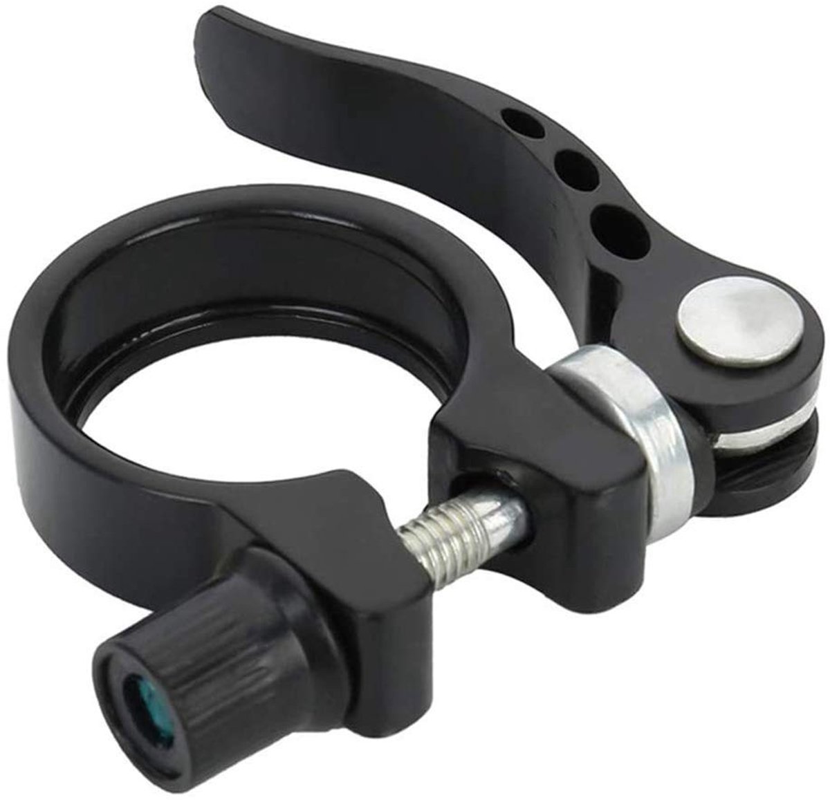 Cosensi- Zadelpenklem Snelspanner - Zadelpenklem 31,8 mm - Fiets Zadelpen - Aluminiumlegering - Lichtgewicht - Zwart - Fietsklem