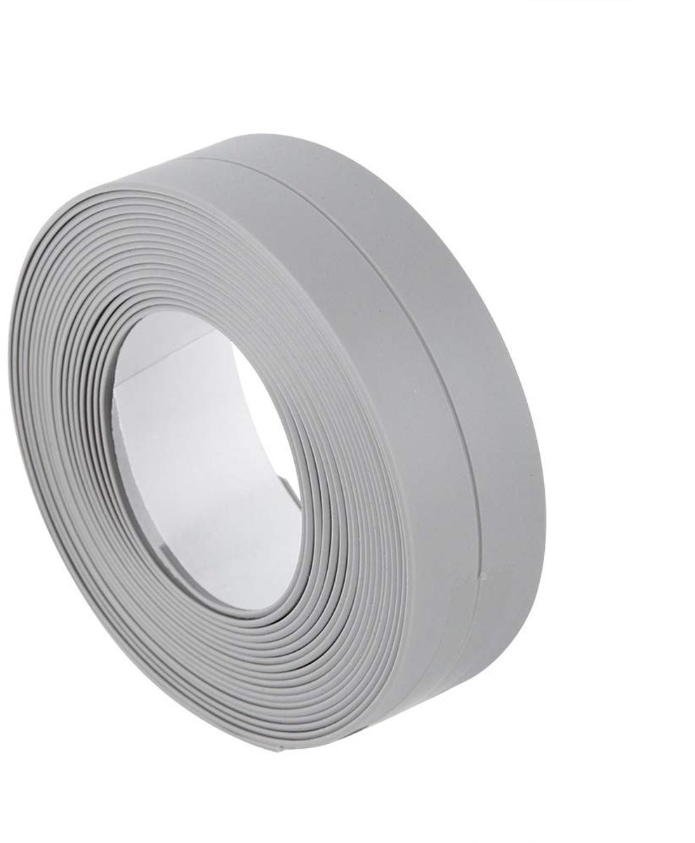Cosensi- Afdichtstrip 3,2M - Zelfklevend - PVC - Voor Badkamer/Keuken - 22mm Breed - Optioneel in Grijs/Wit/Bruin - Naadafdichting
