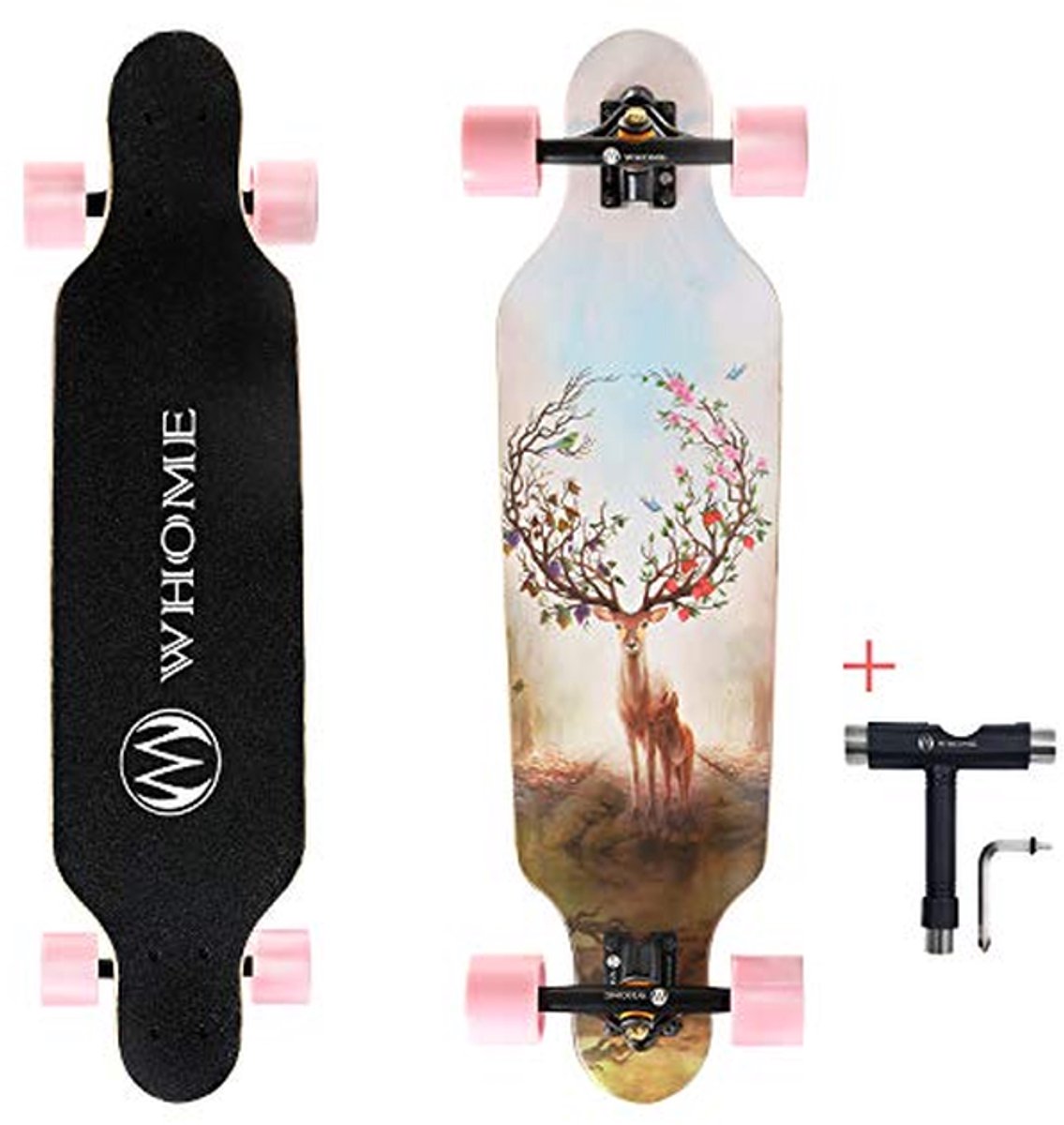 Klein Longboard 31 inch Cruising Skateboard voor Beginners en Professionals