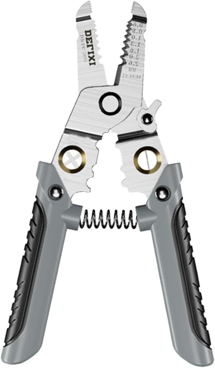 Striptang - Kabelstripper Draadstripper - Draden Strippen - Veiligheidsslot - 206 Centimeter - Zilver
