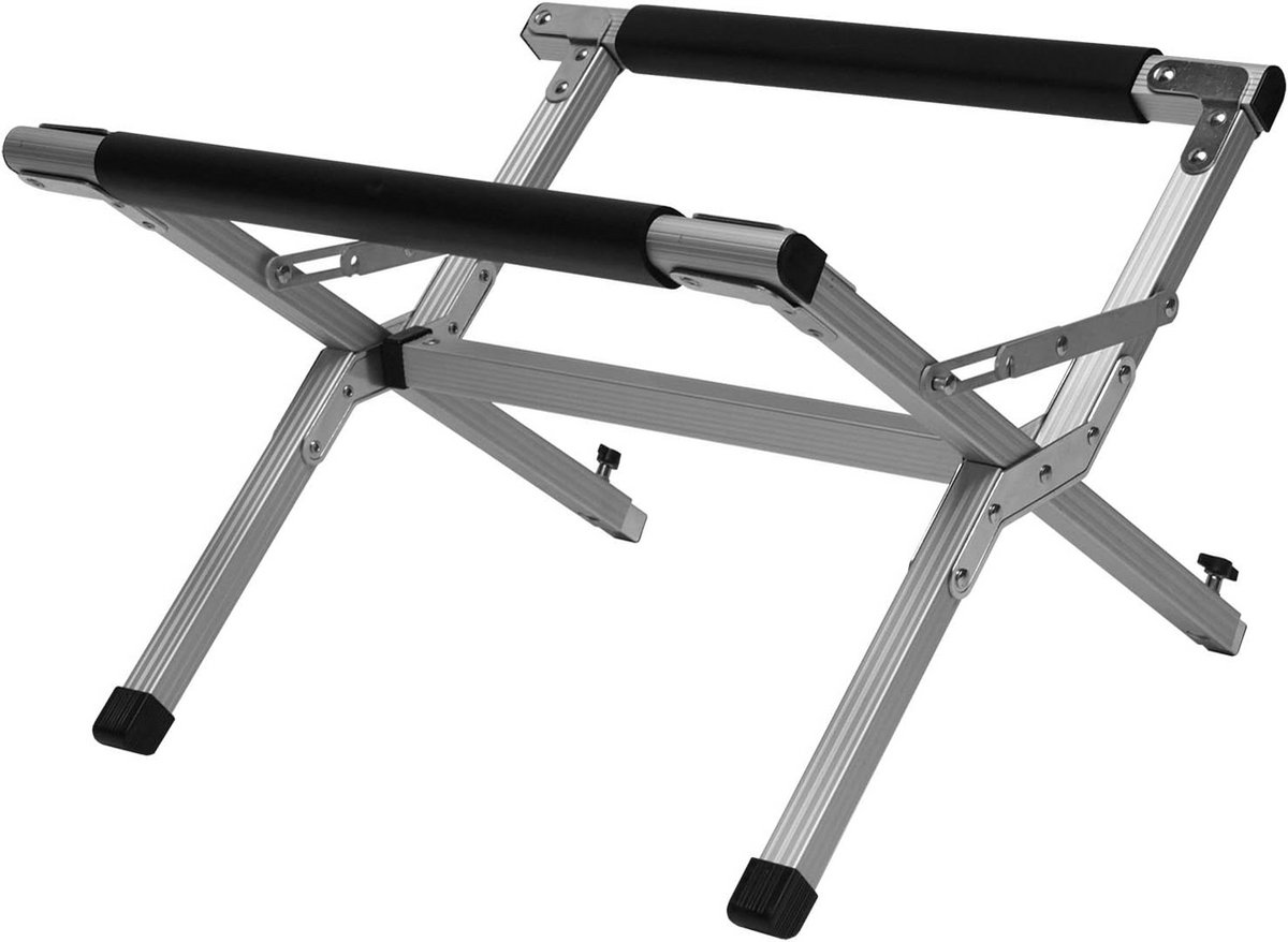 Koelbox Houder - Draagbare Koeler - Kamperen Buiten - Verstelbare Hoogtes - 31 x 50 cm - Zilver