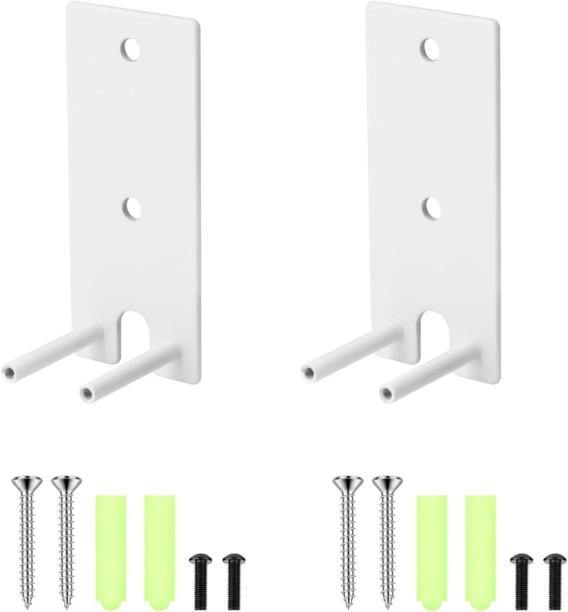 Muurbeugels voor OmniJewel Lifestyle 650 en Surround Speakers 700 - Vervangende Houder Wit (2 Stuks) voor Thuisbioscoop en Geluidsinstallatie