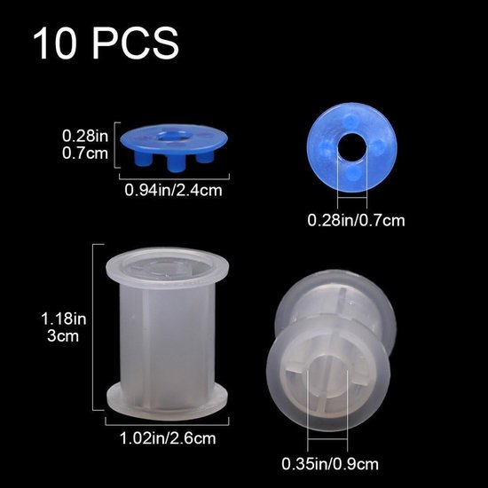Vliegbinden Spoelen - Draad Spool - Vliegvissen Accessoires - Standaard Maat - 10 Stuks - Assorti — afbeelding 4