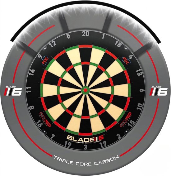 YOR® Dartbord Surround Ring - Dartbord Verlichting - Dartsbord - Zwart - 75cm x 75cm x 7cm; 1.1 kg van yor — afbeelding 2