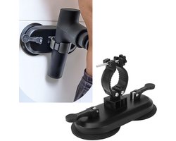OmGoods - Dailygoody - Wandzuignap Massage Gun Houder - Handsfree Massage Gun Mount - Voor Nek en Taille - Zelf Massage - Ideaal voor Thuisgebruik - Praktisch e