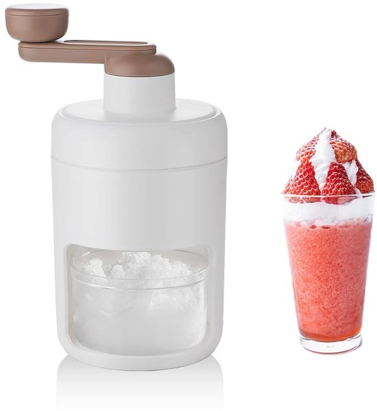 OmGoods - Dailygoody - IJs Schneider - Handmatige IJs Machine voor Cocktails - Wit - Ideaal voor Shakes en Dranken - Compact en Draagbaar - Geschikt voor Thuisg... van Omgoods — afbeelding 4