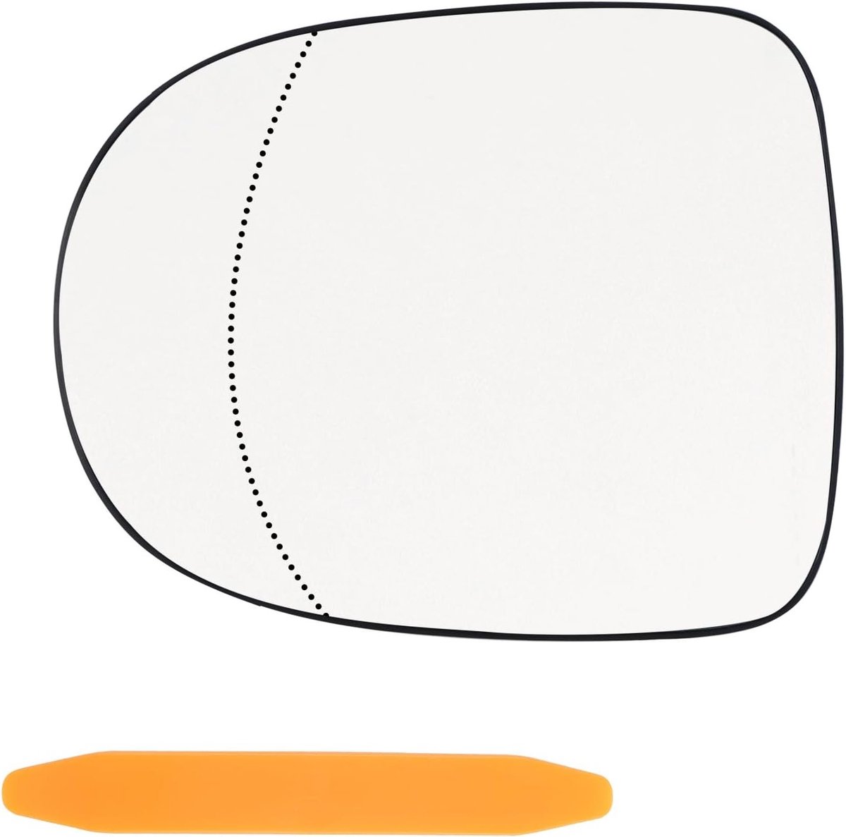 Verwarmd Zijspiegelglas Vervanging Links Rechts Universeel voor Renault Clio 3 en Twingo met Montagegereedschap en Plastic Behuizing