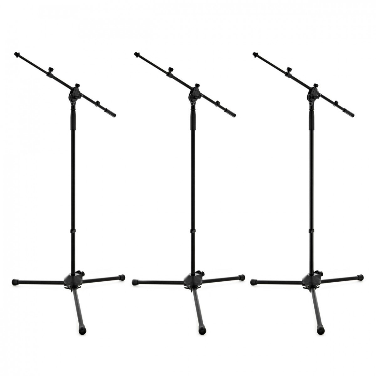 G4M Telescopische Boommicrofoonstandaard, 3 Stuks