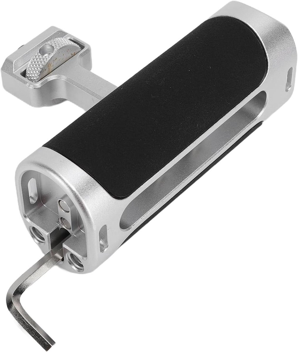Camera Zijhandgreep - Ergonomische Grip - Stabiliteit Verbeteren - Schuifrail Aanpassing - 193 g - Zwart